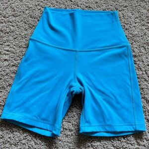 lululemon athletica Teal Blue High-Rise 5” Align Shorts